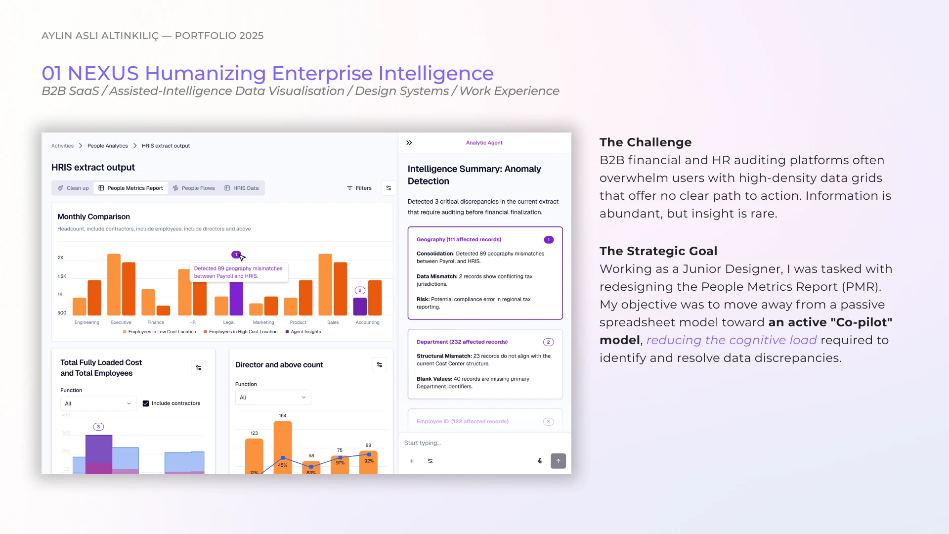Nexus: Humanizing Enterprise Intelligence — board 1 of 3